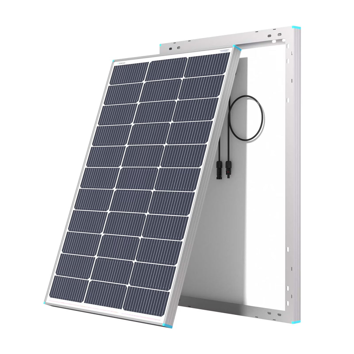 Renogy 100 Watt 12 Volt Solar Panel, High Efficiency Monocrystalline PV Module, Power Charger for RV Marine Rooftop Farm Battery, Single 100W