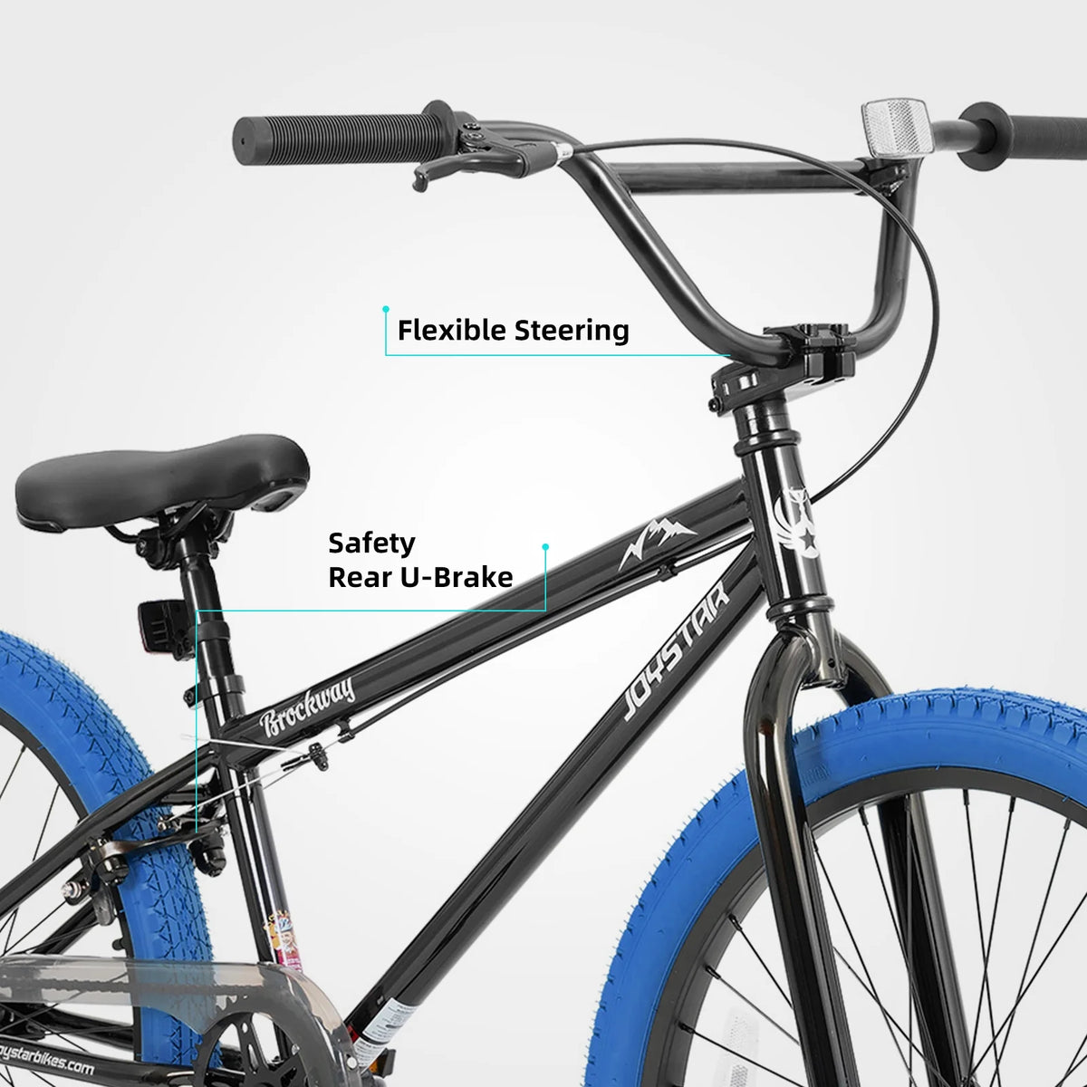 JOYSTAR Brockway Freestyle Kids BMX Bikes 20" Kids Bicycles for 6-11 Years Old Boys Girls, Multiple Colors