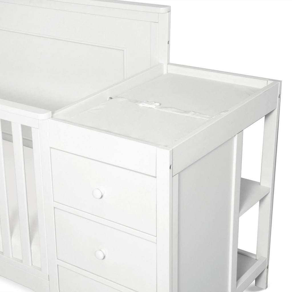 Carter-s by DaVinci Dakota 4-in-1 Convertible Crib and Changer. White