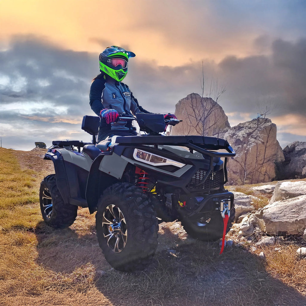 Massimo MSA450F Adult ATV Quad 352cc 25 HP 4 Stroke 4-Wheeler - Sand