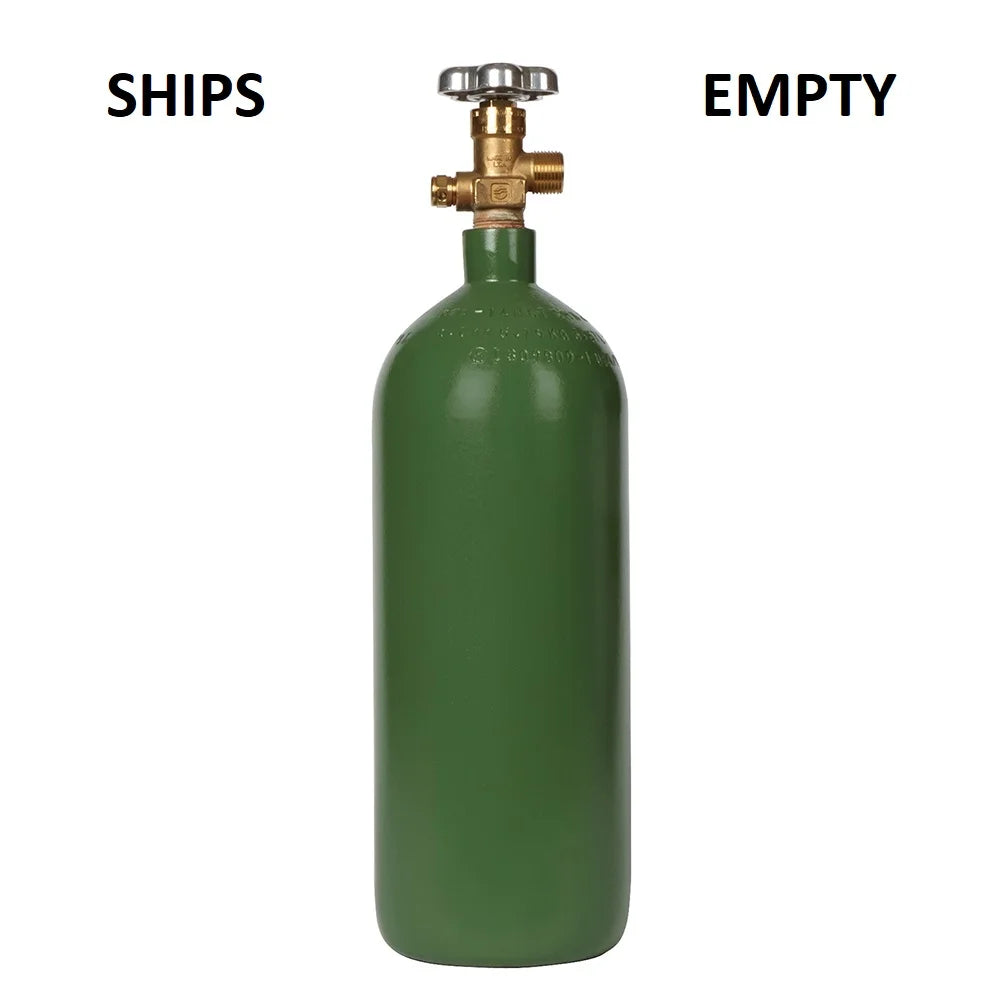 Steel Acetylene MC & 20 Cu ft Steel Oxy-Acetylene Welding Cylinder Set, 10 Cu ft, 2 Count