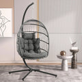 LEYCAY Egg Chair with Stand, Hanging Egg Swing Hammock Chair