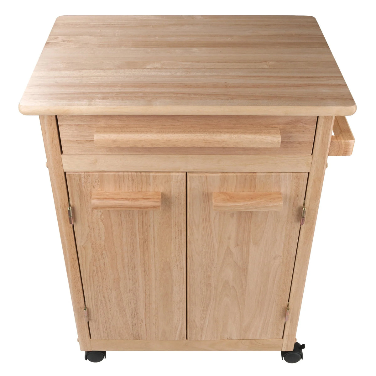 Winsome Wood Hackett Kitchen Storage Cart, Natural Finish