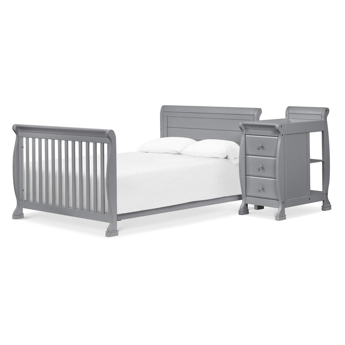 DaVinci Kalani 4-in-1 Convertible Crib &amp; Changer in Grey
