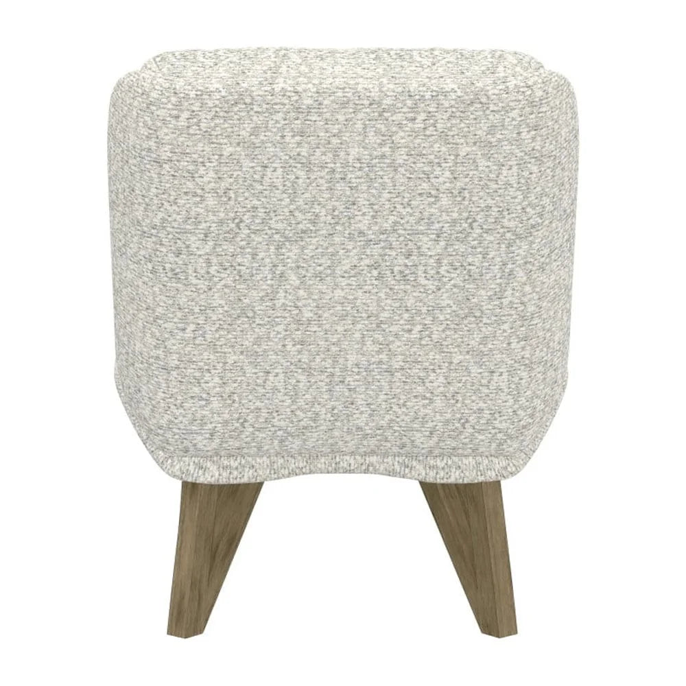 Artum Hill Fiona Cream Armless Soft Boucle Upholstered Accent Chair
