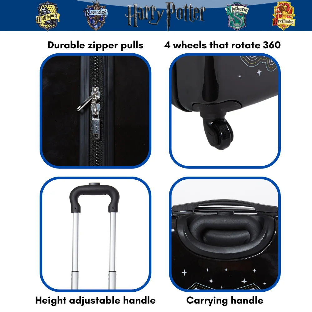 Harry Potter Hogwarts Boys Carry on Suitcase with Wheels 20 inch
