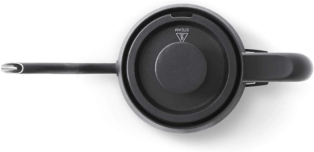 BALMUDA The Kettle | Electric Gooseneck Kettle | Lightweight | Stainless Steel | 0.6L (20fl oz) Capacity | Neon Light Indicator | Perfect for Tea and Coffee | US Version | Black