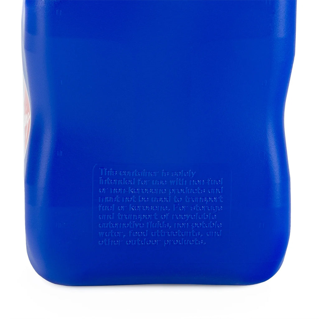 VP Racing 3532-CA, 5.5-Gallon Square Motorsport Jug Blue (3 Pack), w/Utility Jug Battery Powered Fuel Transfer Pump (1 Pack)