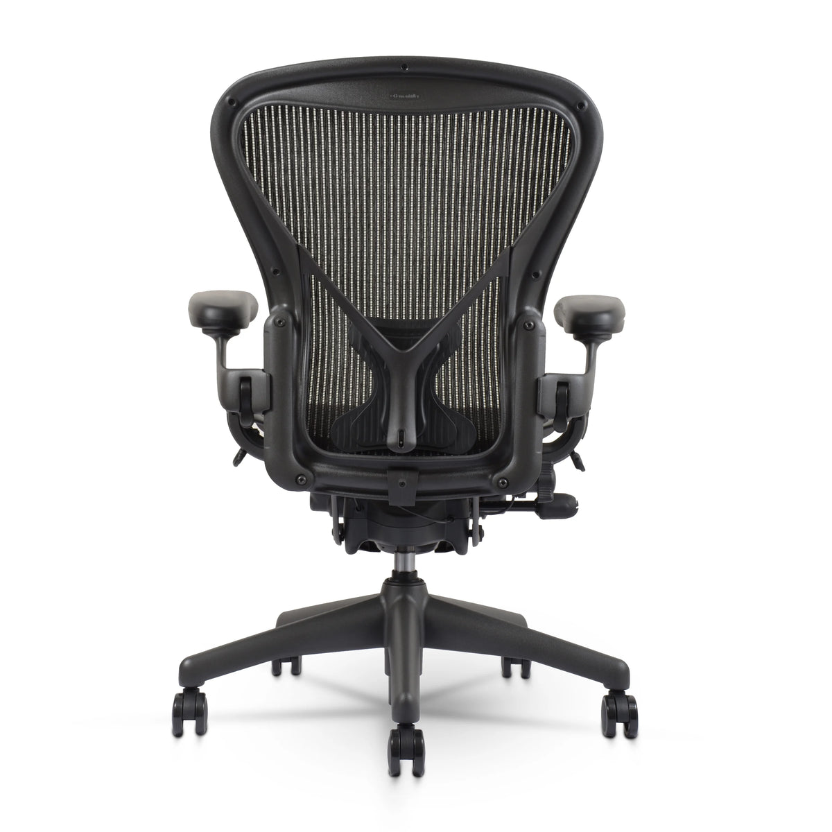 Herman Miller Aeron Chair Size B (𝙍𝙚𝙛𝙪𝙧𝙗𝙞𝙨𝙝𝙚𝙙) �?Fully Loaded PostureFit Clip‑Latch Adjustable Arms and 12‑Year Warranty along with 3 Yr Mechanical Warranty