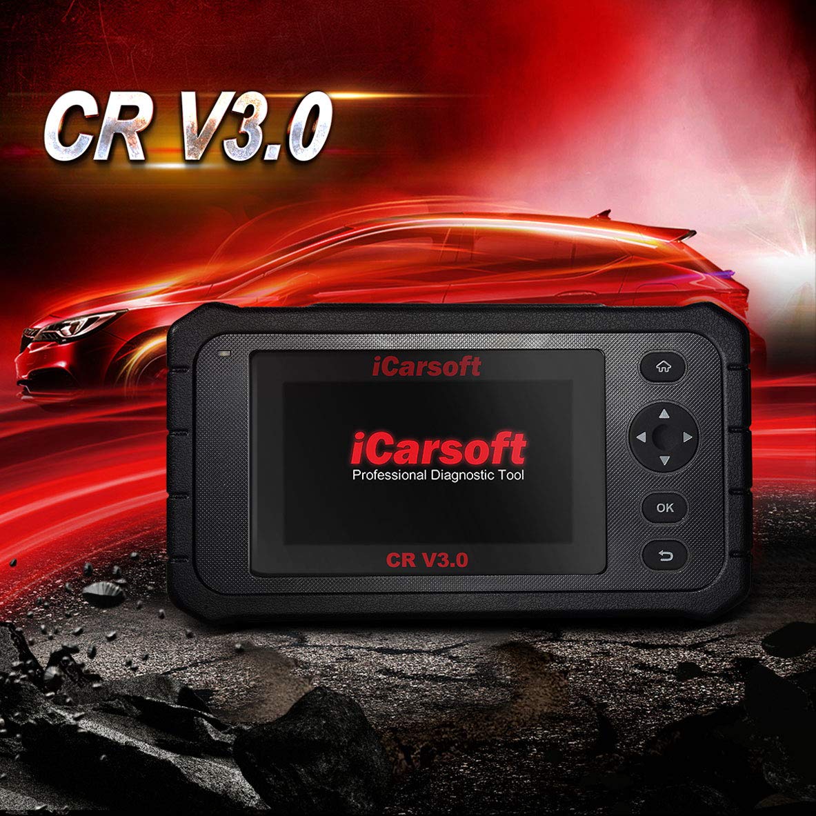 Icarsoft CRV3.0 Automotive Diagnostic Tool with Code Reader, Android OS, Touch Screen