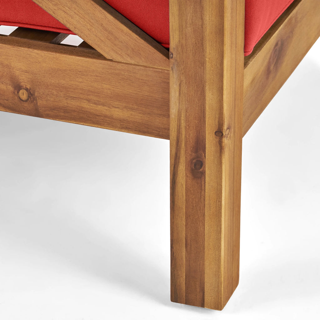 Outdoor Acacia Club Chairs