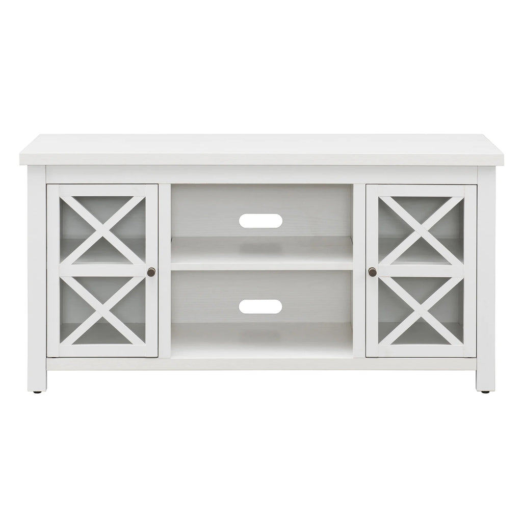 Evelyn&Zoe Colton TV Stand for TV's up to 55", White