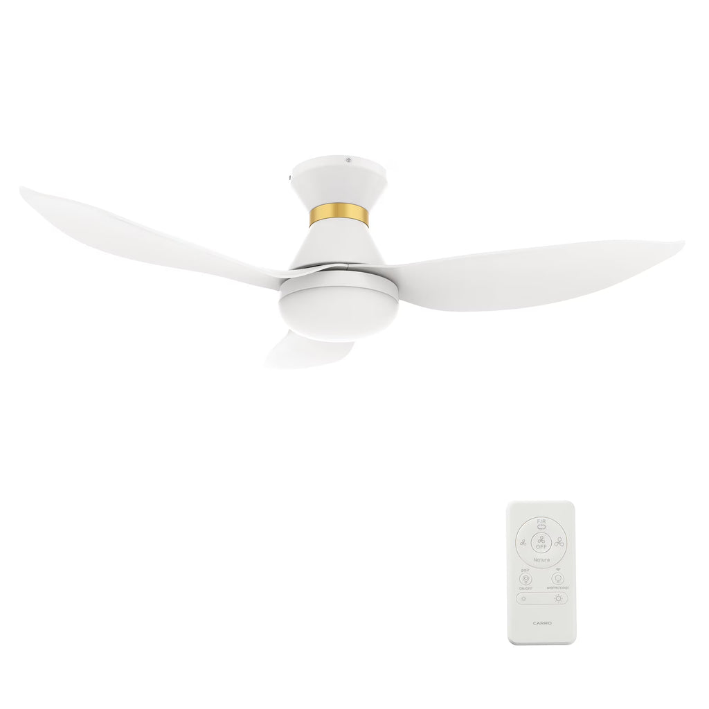 Smaair 45" Smart Ceiling Fan with Remote and Dim Light for Indoor and Outdoor