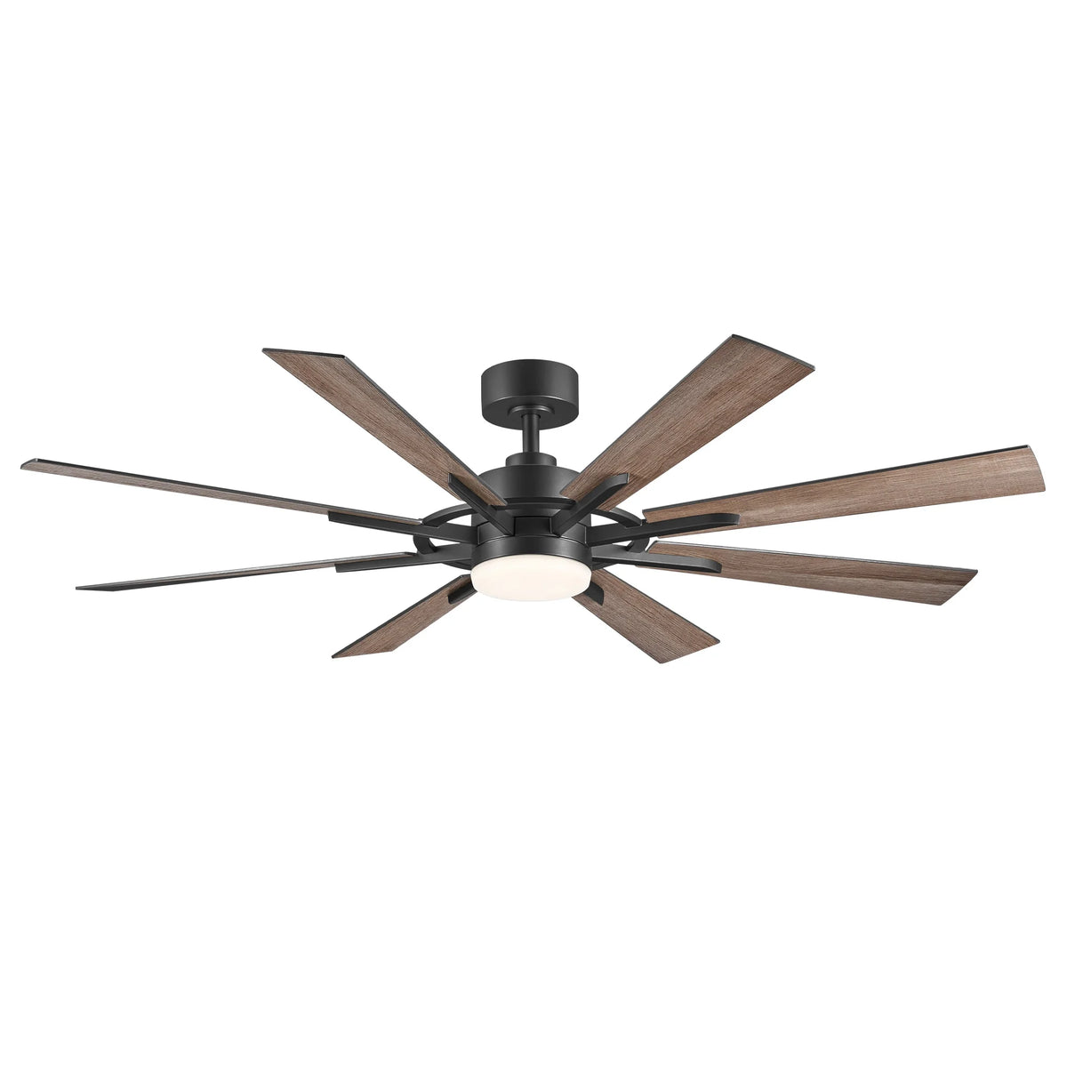 Bestco 60" Ceiling Fan with Light Kit and Remote Control for Farmhouse Living Room