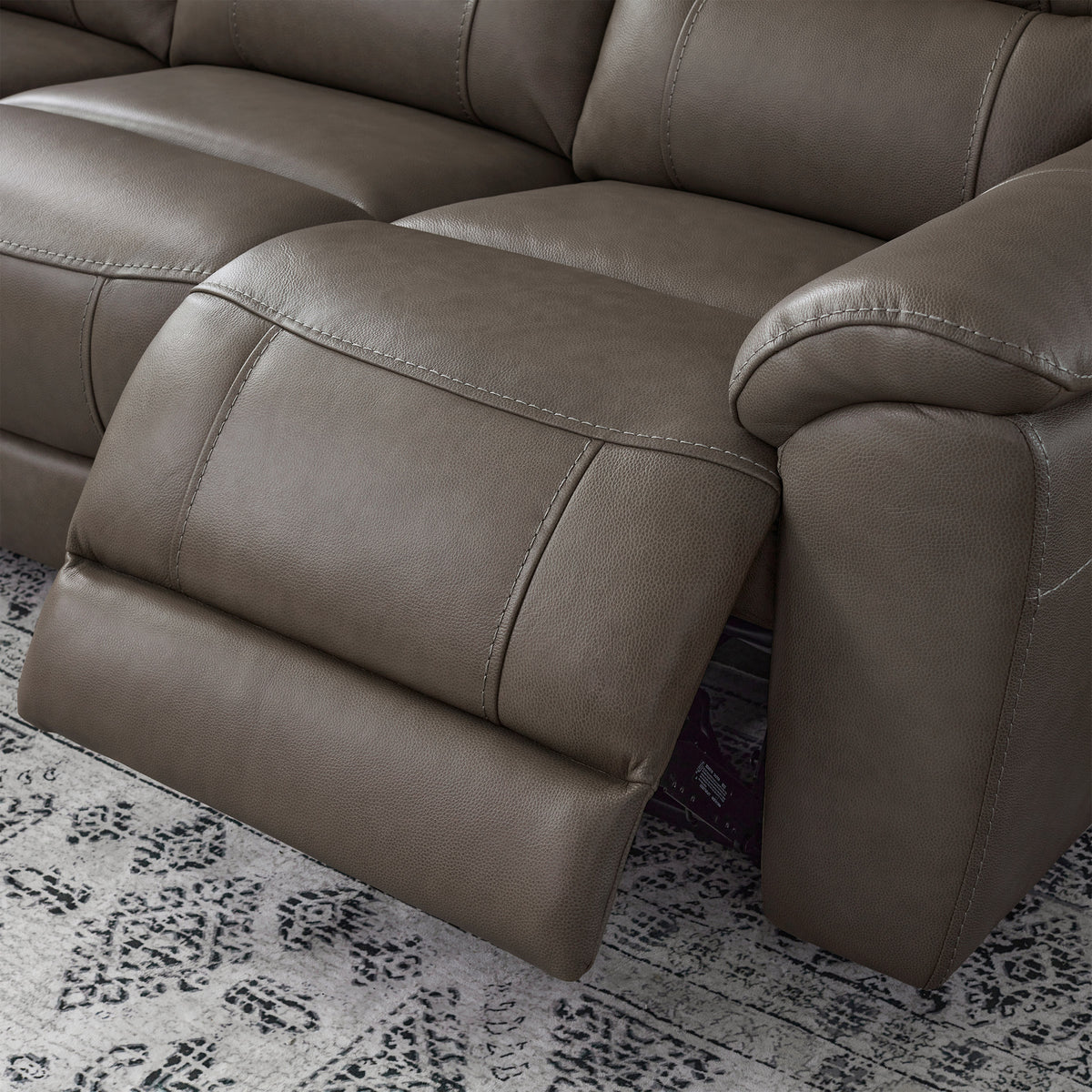 Mason Leather Power Reclining Sofa with Power Headrests