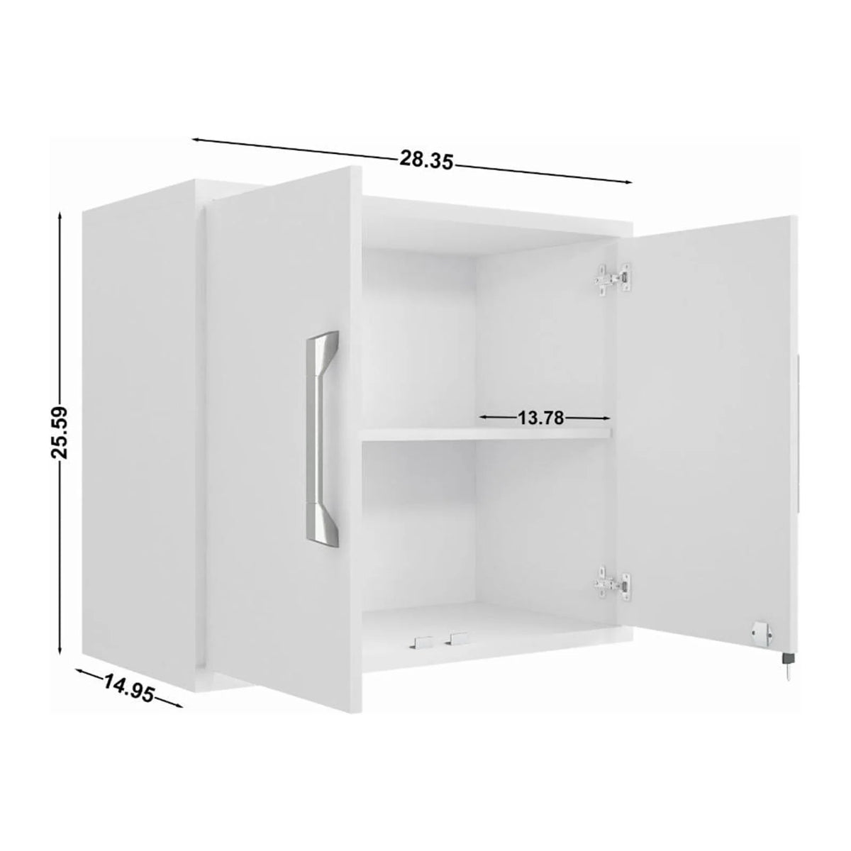 Eiffel Floating Garage Cabinet  (Set of 2)