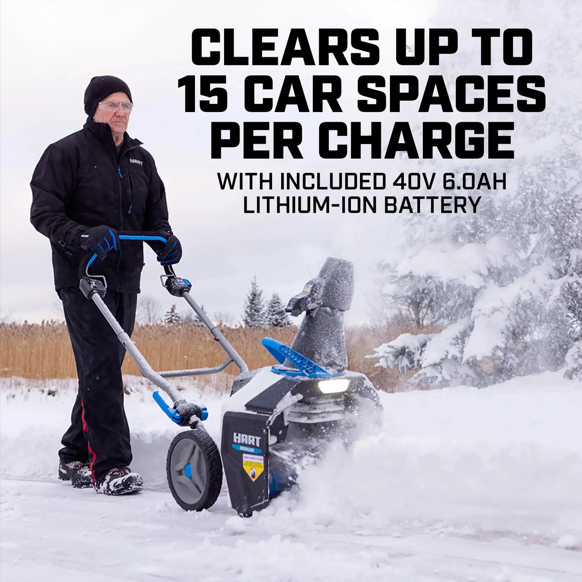 HART 40V 18" Snow Blower (Battery Not Included)