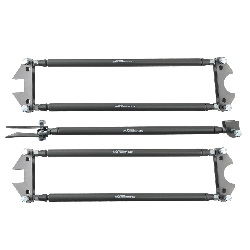 Maxpeedingrods Rear Weld-On Parallel 4 Link Suspension Kit 24" Bars Rod Rat Truck Classic