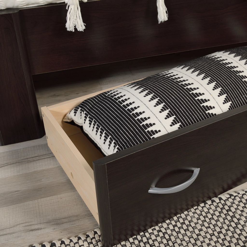 Sauder Beginnings Twin Platform Bed, Soft White Finish