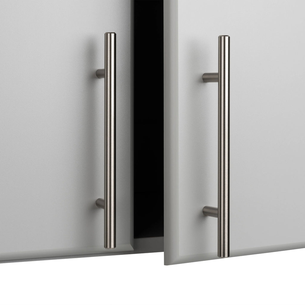 Prepac Elite 2 Door Standing Storage Cabinet, Light Gray