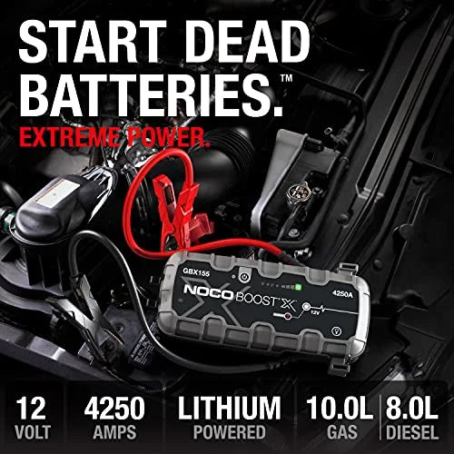 NOCO Boost X GBX155: 4250A 12V UltraSafe Portable Lithium Jump Starter