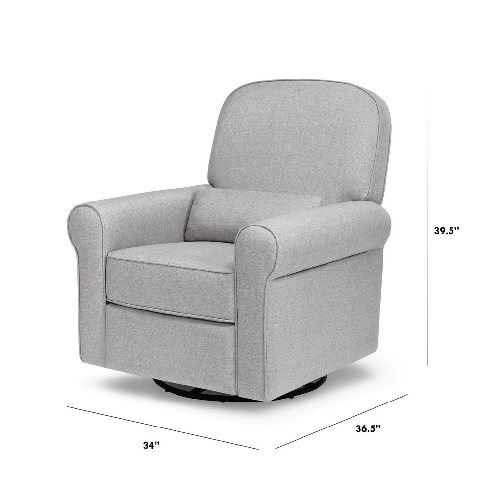 DaVinci Ruby Recliner and Glider in Misty Grey