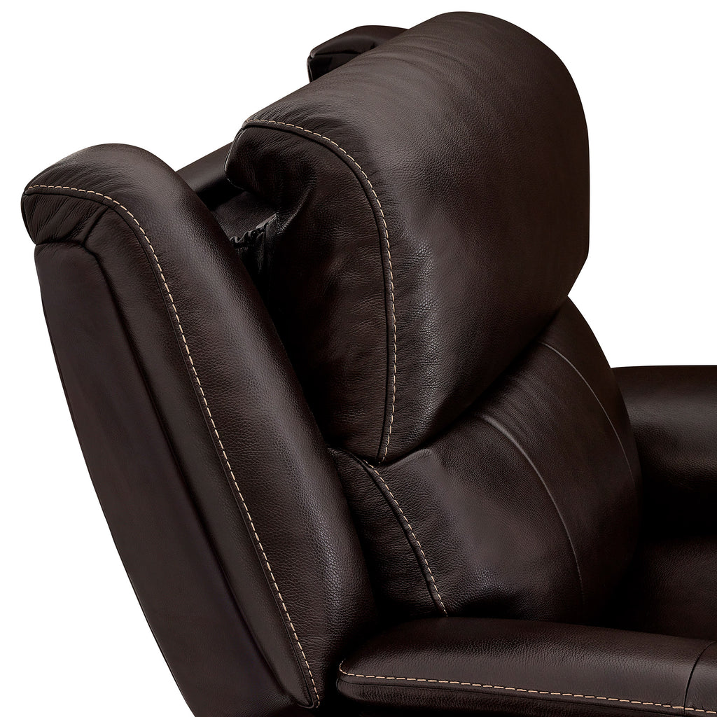Barcalounger Bryson Leather Power Rocker Recliner with Power Adjustable Headrest