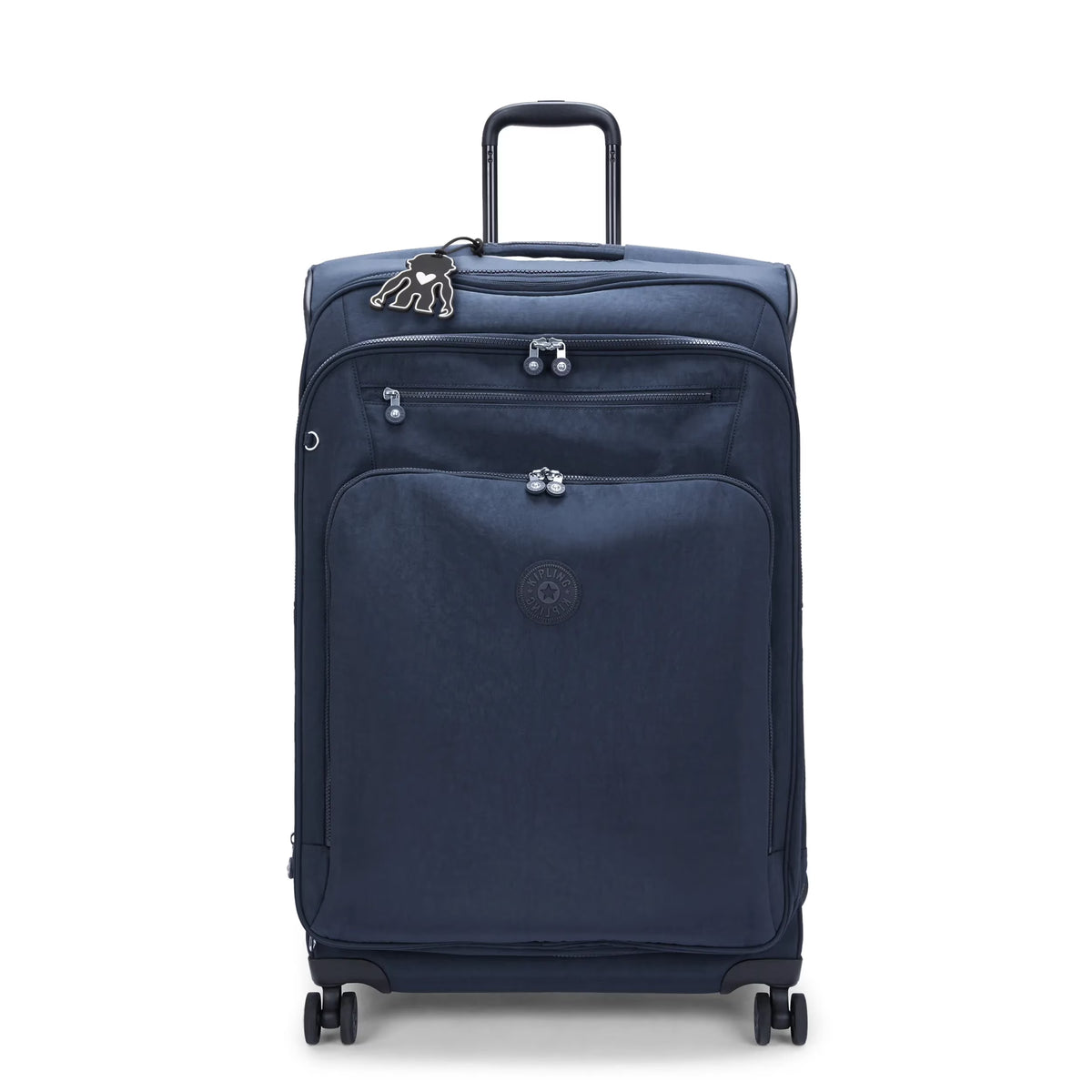Kipling New Youri Spin Large 4 Wheeled Rolling Luggage Black Noir