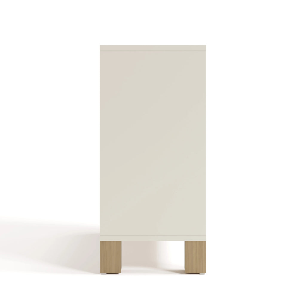 Storkcraft California Cube Organizer Children's Bookcase, Blush with Driftwood