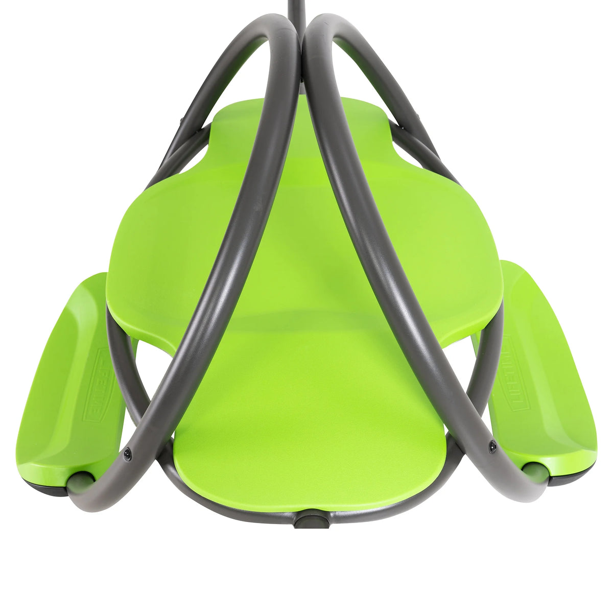 Lifetime Kid's Oval Metal Teeter Totter Seesaw, Lime Green (90993)