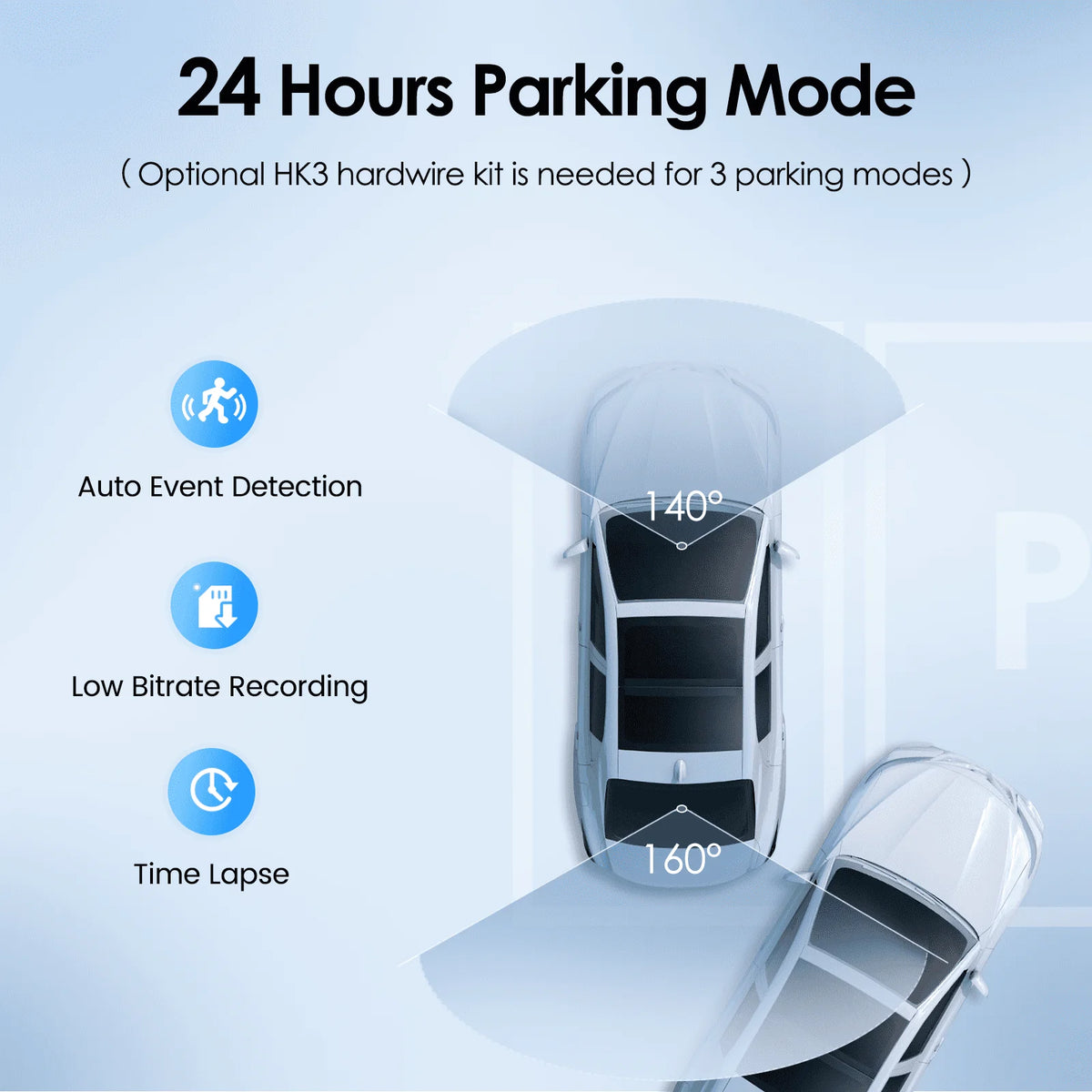 VIOFO Dual Dash Cam, 2K 1440P 60fps+1080P 30fps Front and Rear Dash Camera with Wi-Fi GPS, Parking Mode(A129 Plus Duo)