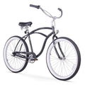 Firmstrong Urban Man 3-Speed Men's 26 Inch Beach Cruiser Riding Bike, Black