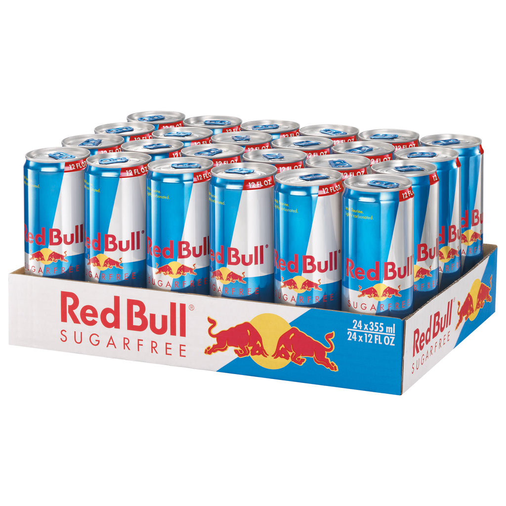 Red Bull Energy Drink, Sugar Free, 12 fl oz, 24-count