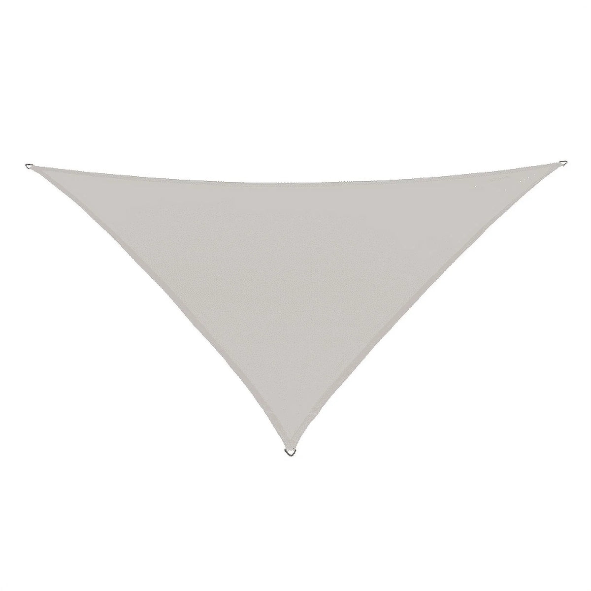 Coolaroo Premium Outdoor Sun Shade Sail with Hardware Kit 95% UV Block Protection for Backyard, Garden, Patio, 16'5" Triangle, Stone