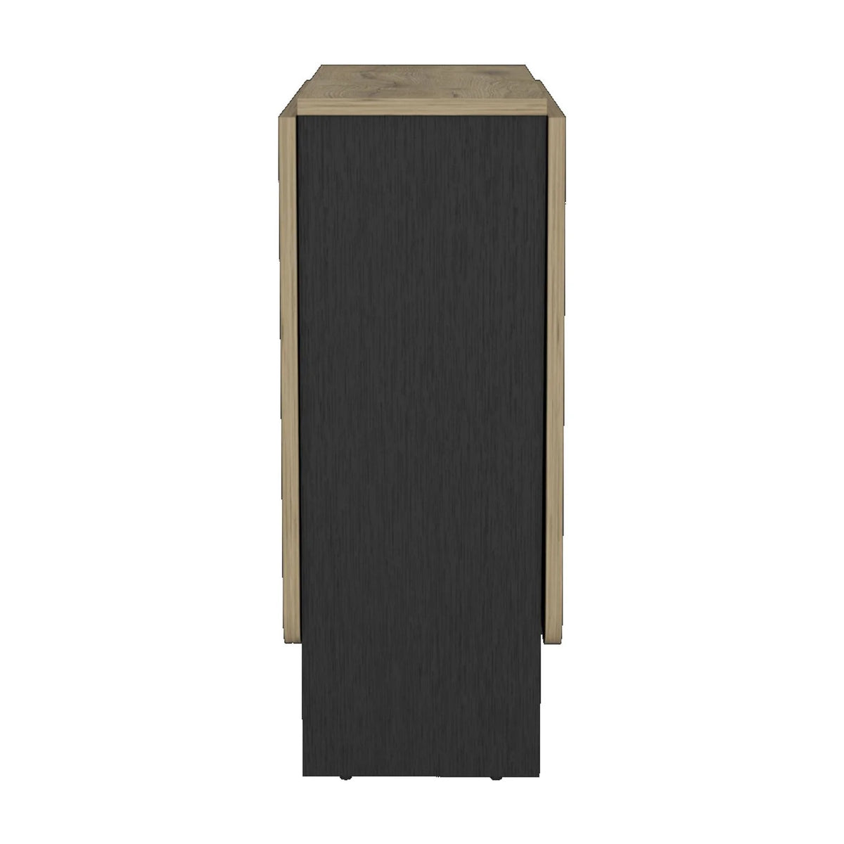 Gateleg Folding Table Space-Saving with Compact Design White / Macadamia