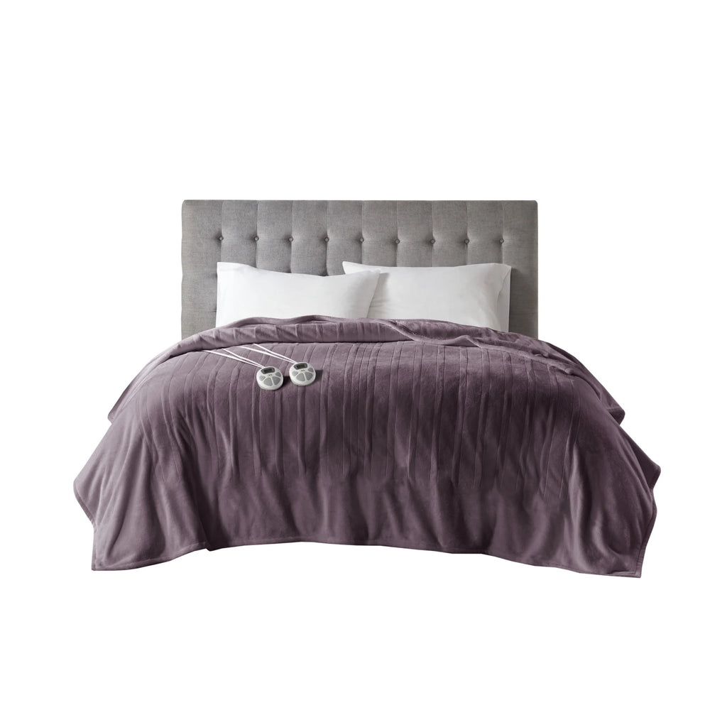 Serta Gray Polyester  Electric Blanket, Queen