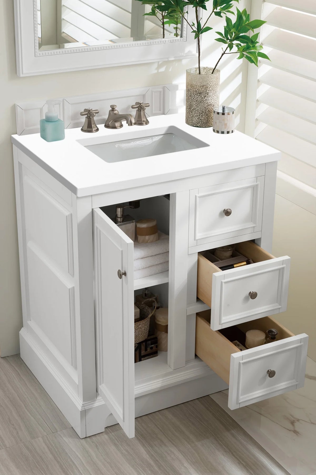 James Martin Vanities 825-V30-3Wz De Soto 30" Free Standing Single Basin Vanity Set - Wood