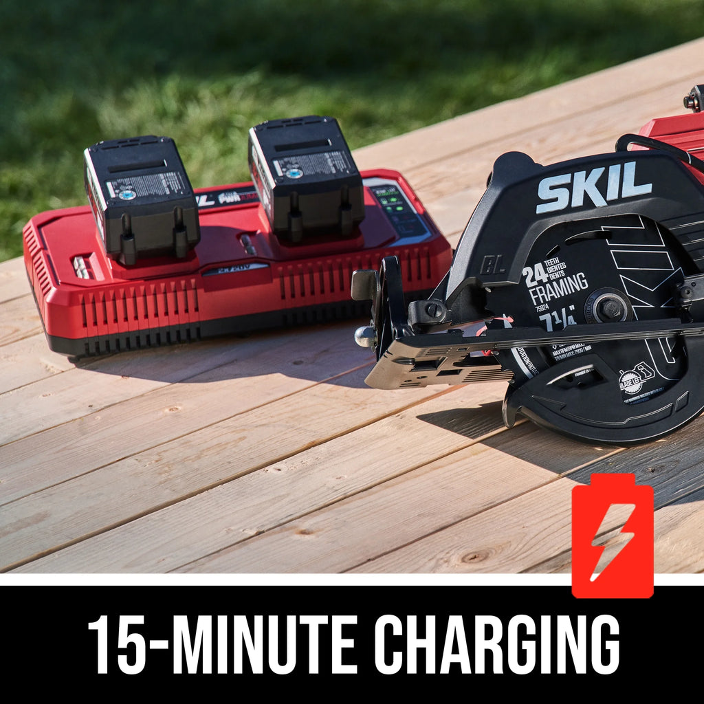 SKIL CR5429B-20  2x20V Brushless 7-1/4'' SKIL Rear Handle Circular Saw Kit
