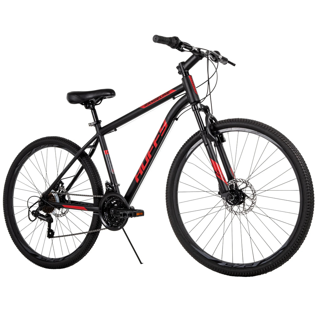 27.5 in. Rangeline Men's Mountain Bikes, Black and Red