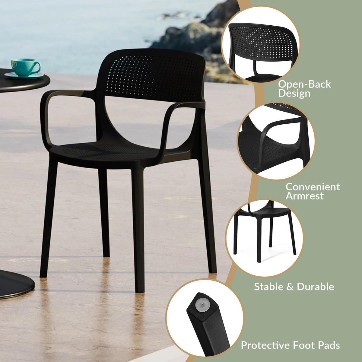 WestinTrends Playa 7-Piece Outdoor Rectangular Metal Patio Dining Table Set With Stackable Patio Dining Chairs, Red