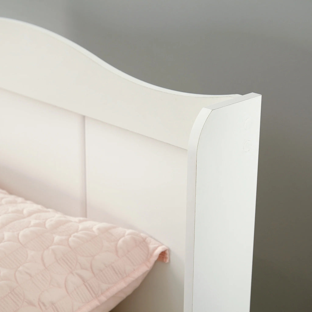 Mainstays Storybook Mates Bed, Soft White Finish