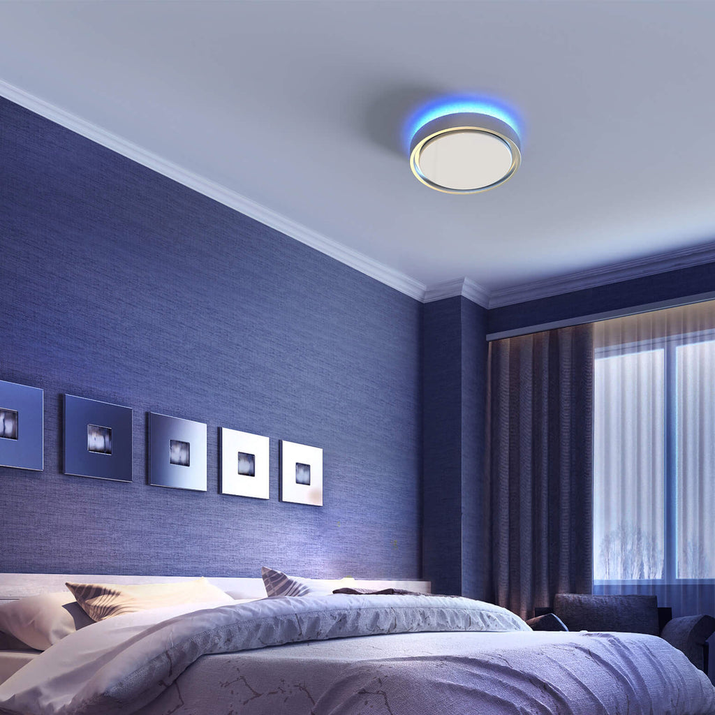 KODA 14' LED Ceiling Light with Mood Lighting and Motion Sensor