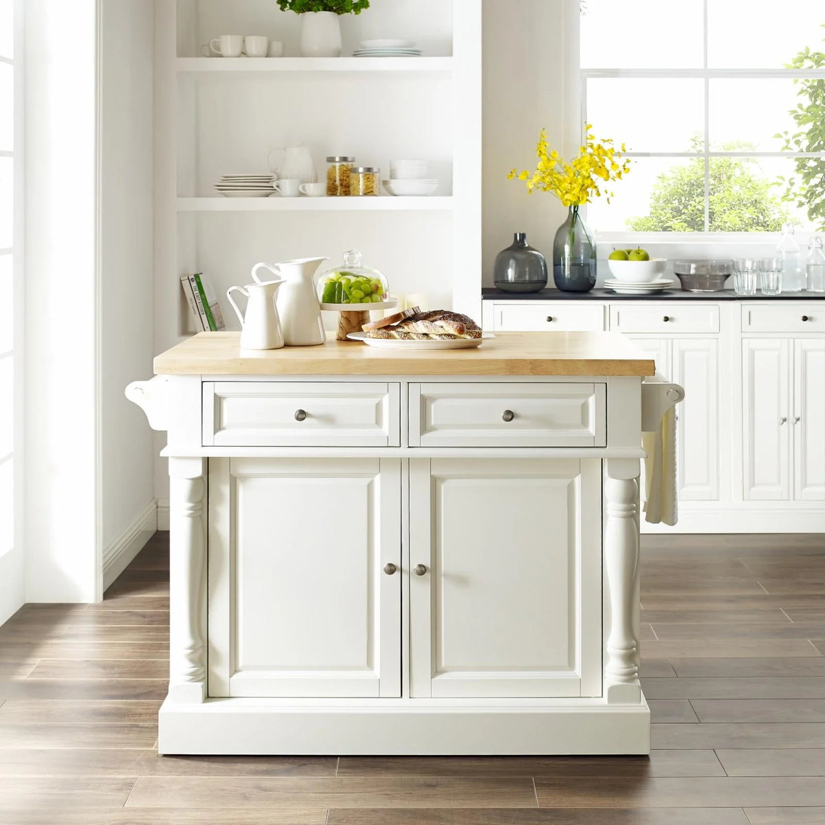 Crosley Butcher Block Top Kitchen Island