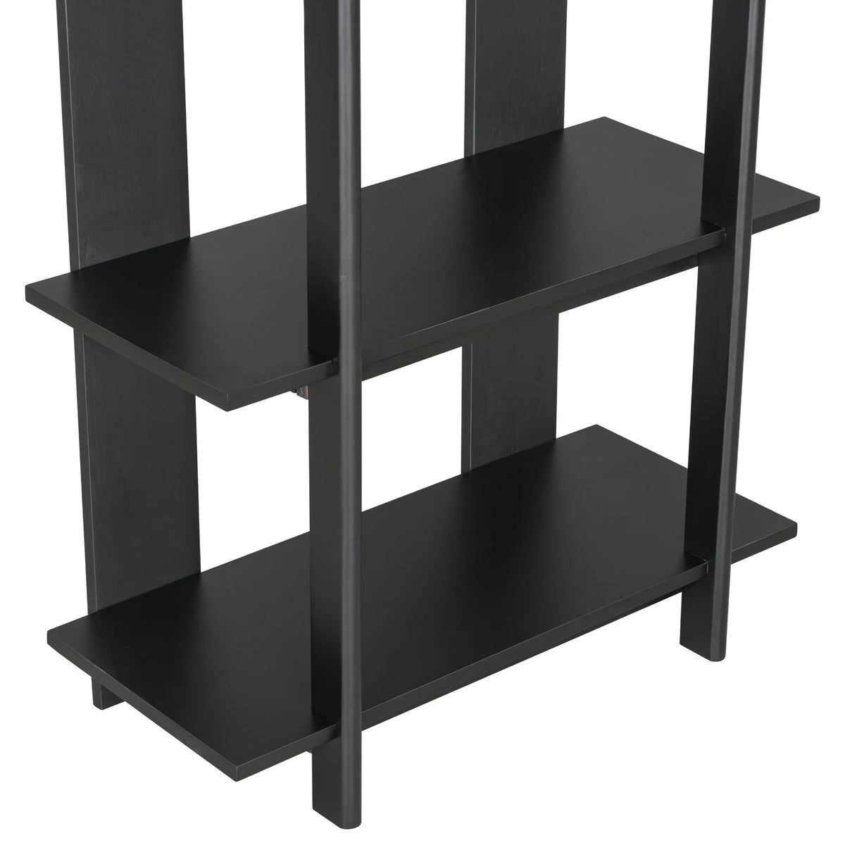 Christopher Knight Home 4-Tier Open Bookcase, 70.2" Solid Acacia Wood Modern Display Bookshelf, Ebonized Finish