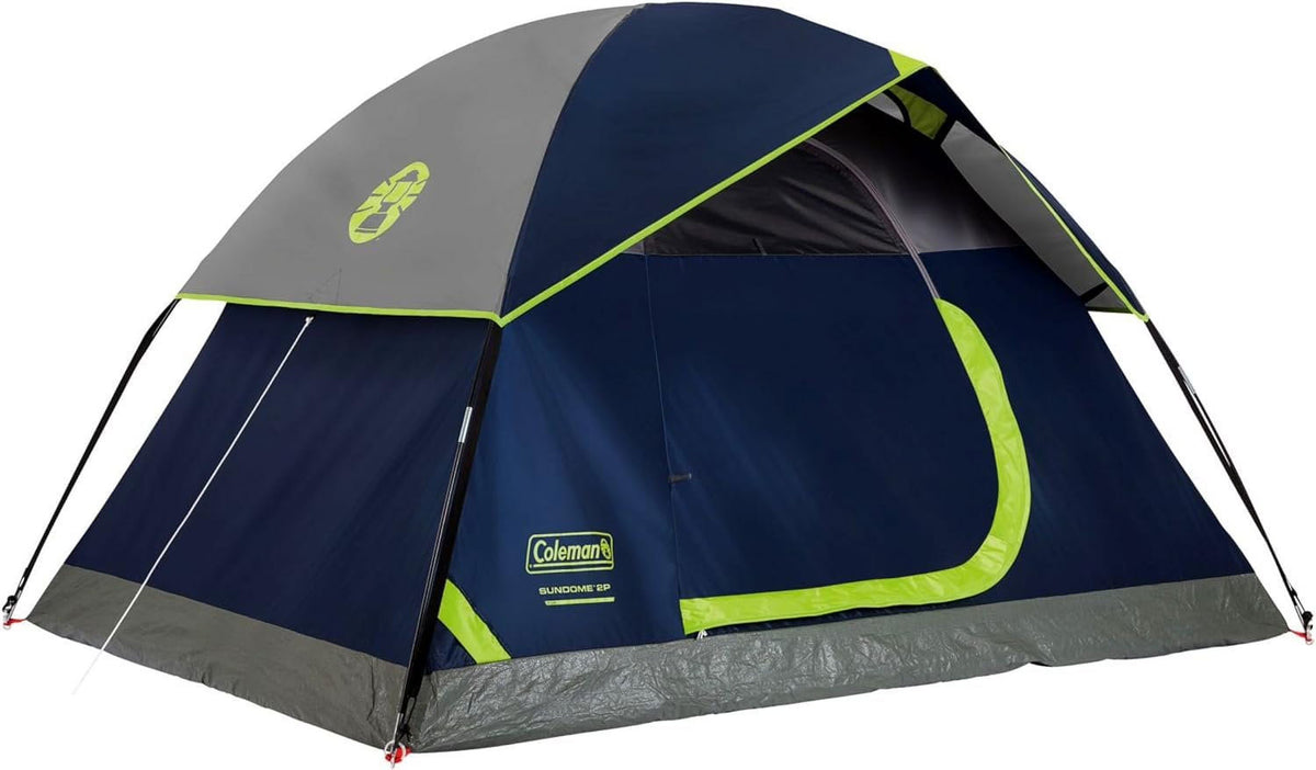 Coleman  2-Person Sundome Tent, Navy 4-Pack