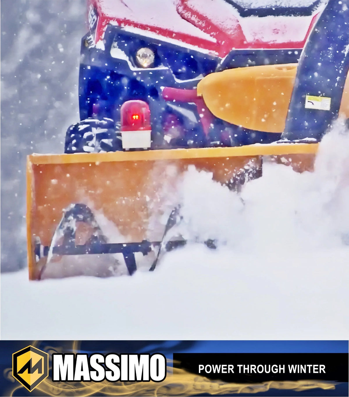 Massimo 60" Snow Blower 2-Stage �C 13HP 420cc Gas Powered UTV/ATV Attachment for Heavy Duty Snow Removal