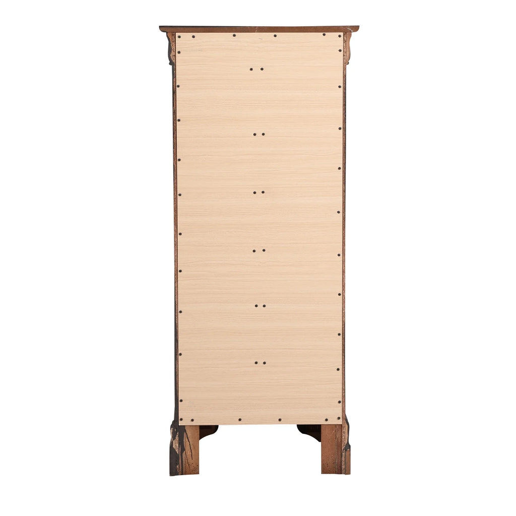 Glory Furniture Louis Phillipe 7 Drawer Lingerie Chest in Cherry