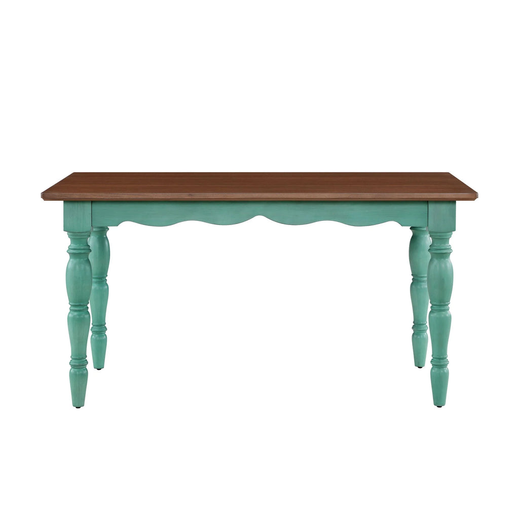 The Pioneer Woman Dining Table Made With Solid Wood Frame, Teal