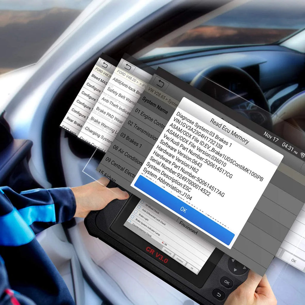 Icarsoft CRV3.0 Automotive Diagnostic Tool with Code Reader, Android OS, Touch Screen