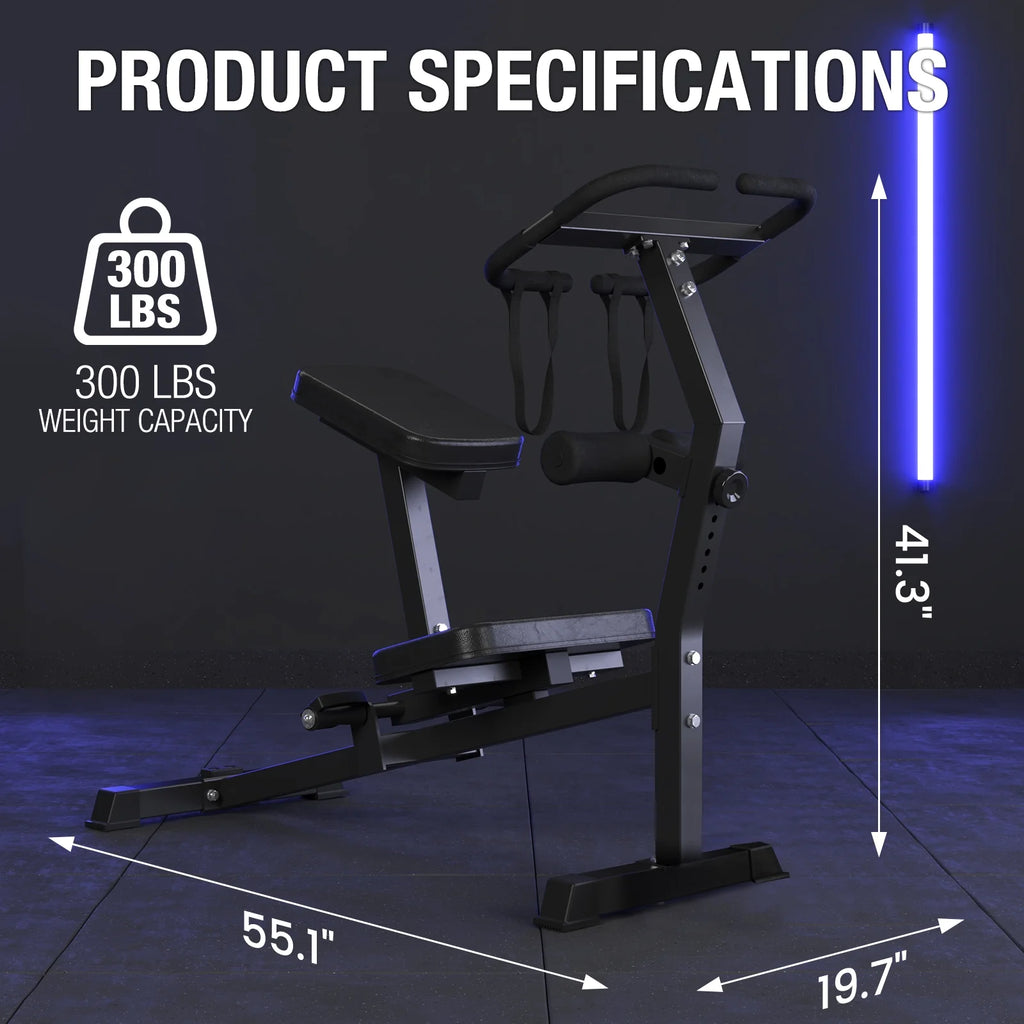 Syedee Stretch Machine, Full Body Stretching Equipment for Flexibility Training, Adjustable Leg Stretcher Machine, Lower Back Stretcher, Flexibility Trainer for Home Gym, Improve Mobility & Posture